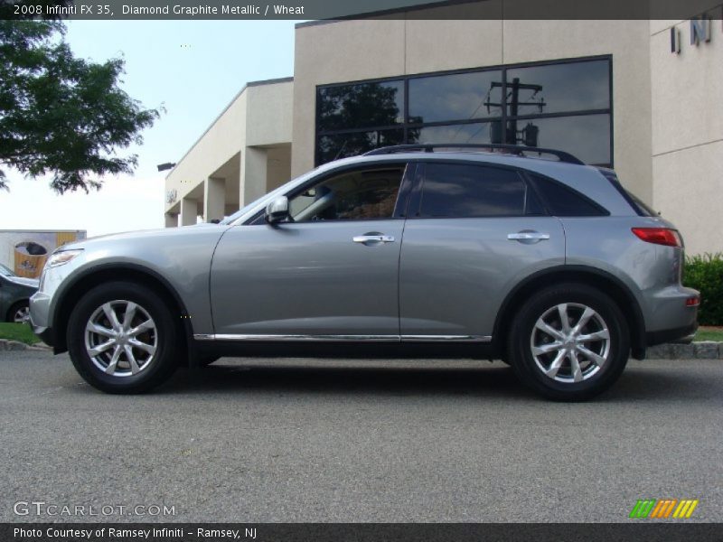 Diamond Graphite Metallic / Wheat 2008 Infiniti FX 35