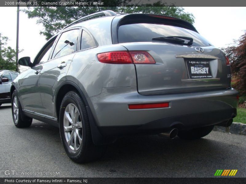 Diamond Graphite Metallic / Wheat 2008 Infiniti FX 35