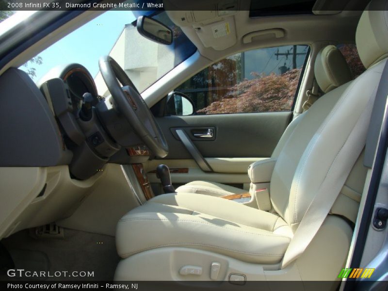 Diamond Graphite Metallic / Wheat 2008 Infiniti FX 35