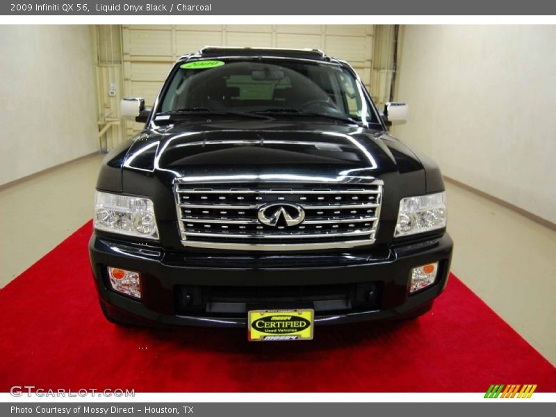 Liquid Onyx Black / Charcoal 2009 Infiniti QX 56