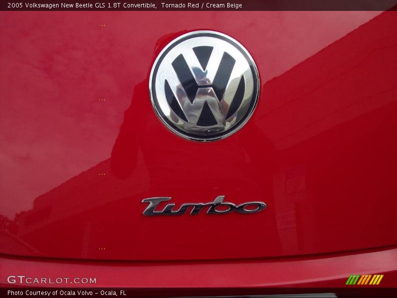 Tornado Red / Cream Beige 2005 Volkswagen New Beetle GLS 1.8T Convertible