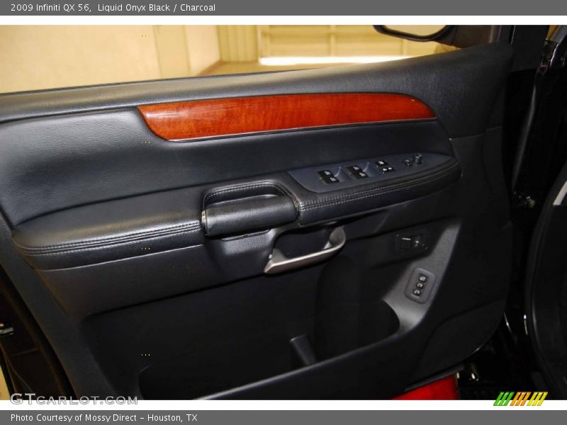 Liquid Onyx Black / Charcoal 2009 Infiniti QX 56