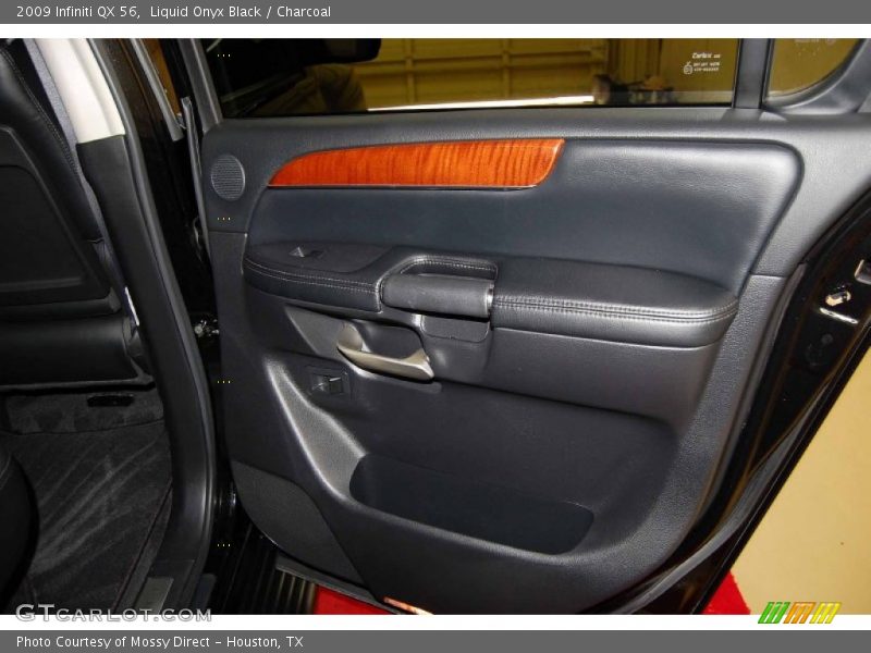 Liquid Onyx Black / Charcoal 2009 Infiniti QX 56