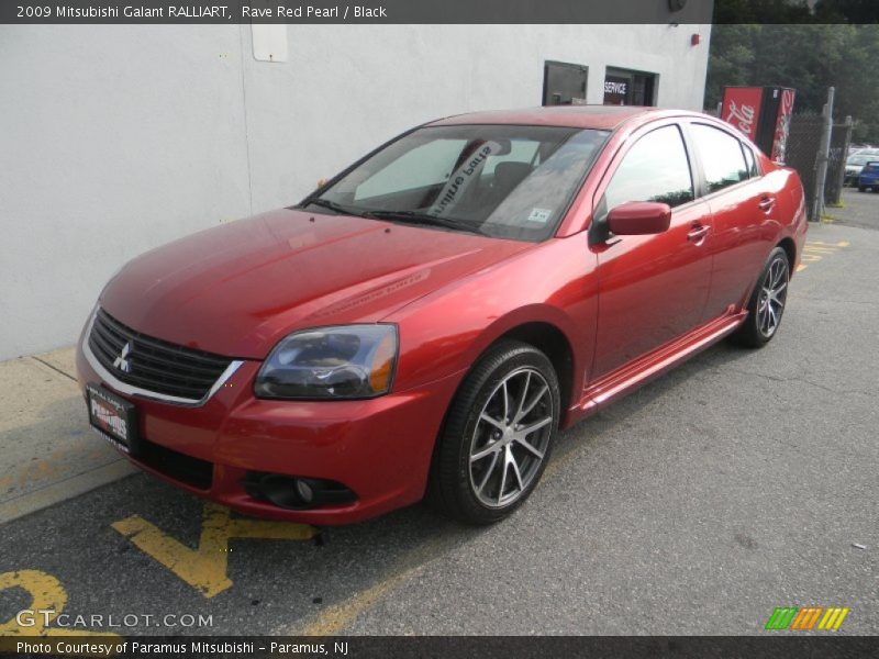Rave Red Pearl / Black 2009 Mitsubishi Galant RALLIART