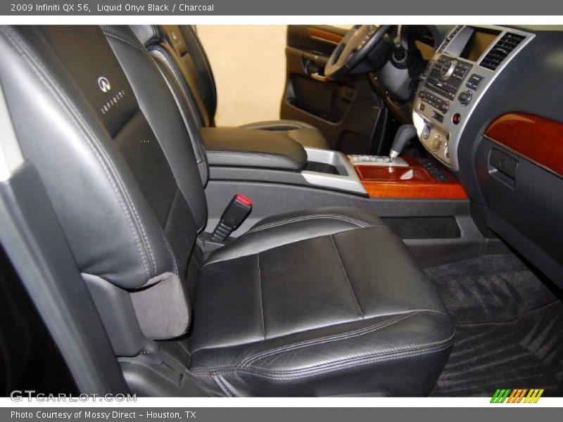 Liquid Onyx Black / Charcoal 2009 Infiniti QX 56