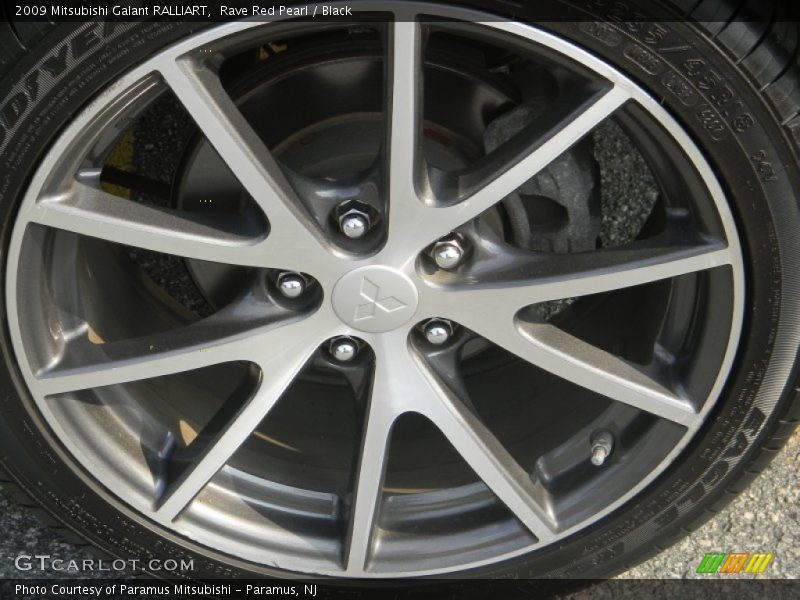 Rave Red Pearl / Black 2009 Mitsubishi Galant RALLIART
