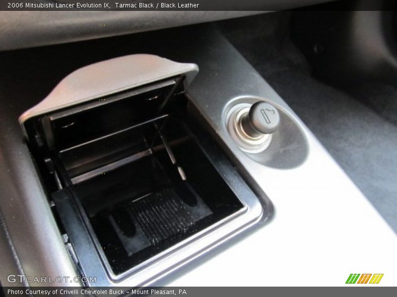 Tarmac Black / Black Leather 2006 Mitsubishi Lancer Evolution IX