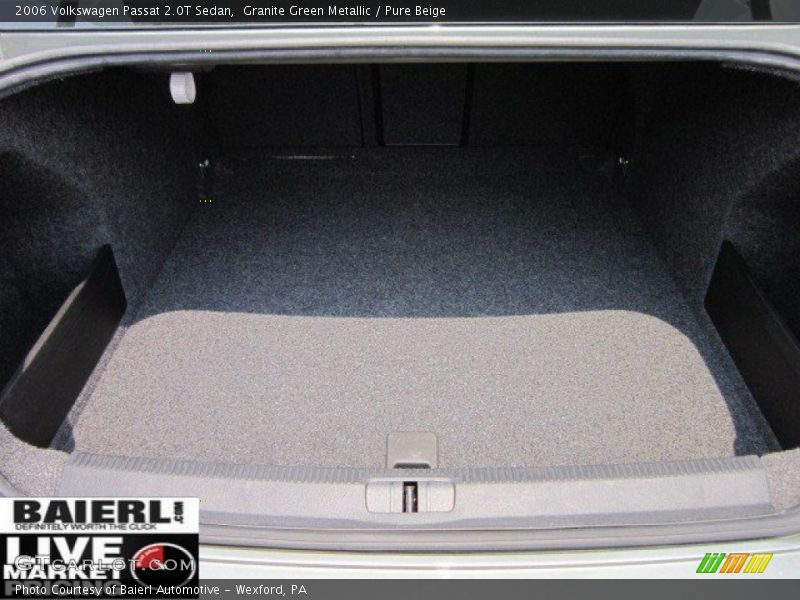 Granite Green Metallic / Pure Beige 2006 Volkswagen Passat 2.0T Sedan