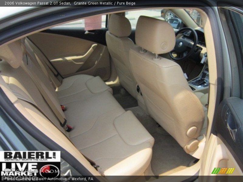 Granite Green Metallic / Pure Beige 2006 Volkswagen Passat 2.0T Sedan