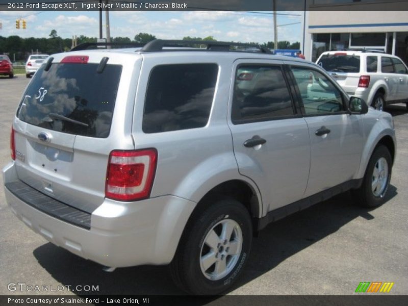 Ingot Silver Metallic / Charcoal Black 2012 Ford Escape XLT