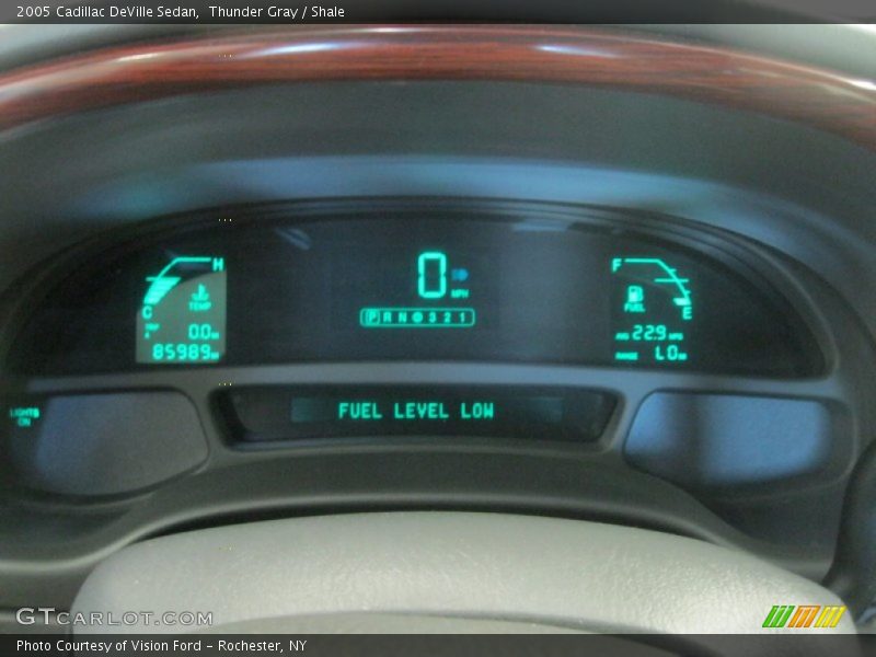 Thunder Gray / Shale 2005 Cadillac DeVille Sedan
