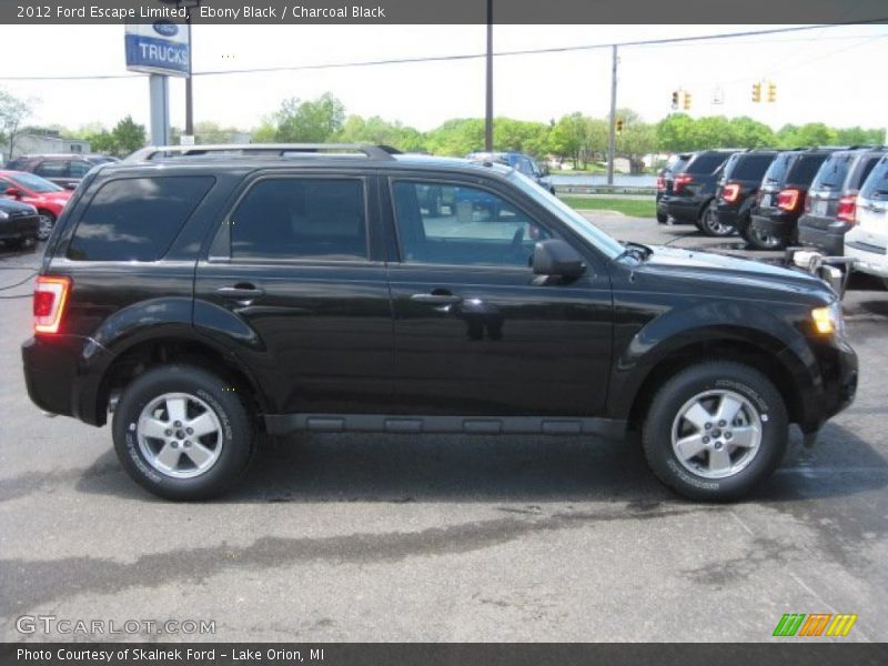 Ebony Black / Charcoal Black 2012 Ford Escape Limited