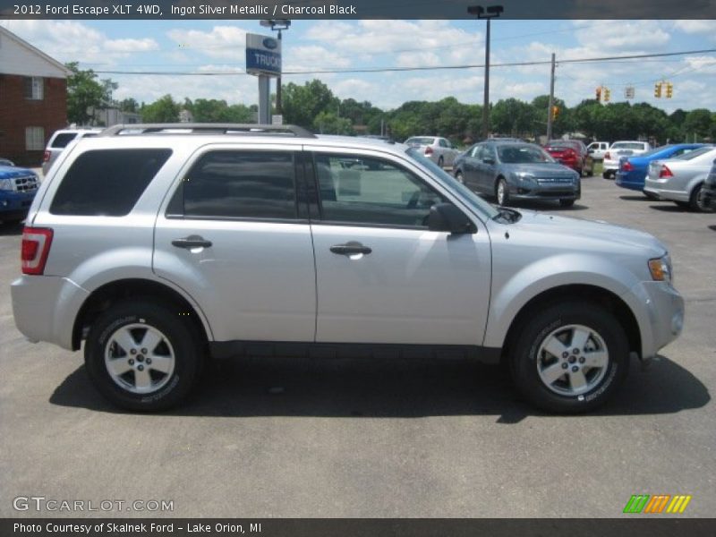 Ingot Silver Metallic / Charcoal Black 2012 Ford Escape XLT 4WD