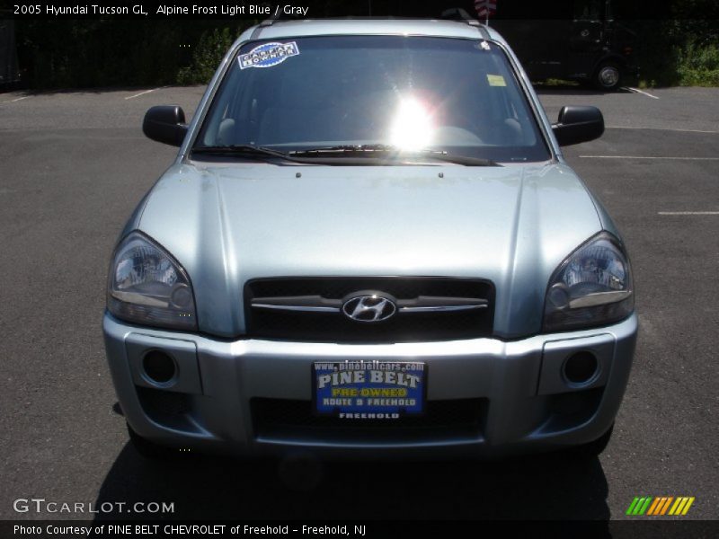 Alpine Frost Light Blue / Gray 2005 Hyundai Tucson GL