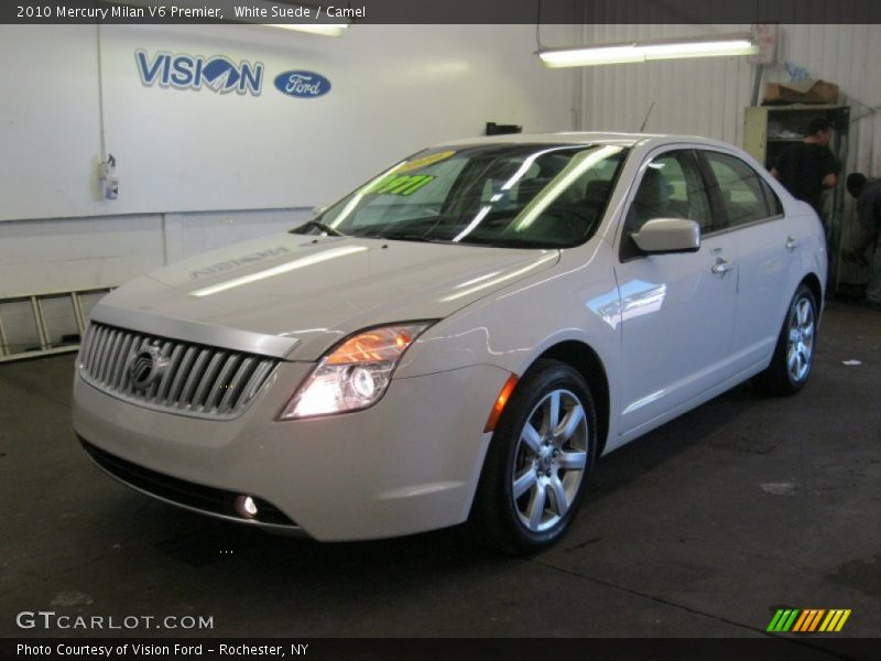 White Suede / Camel 2010 Mercury Milan V6 Premier