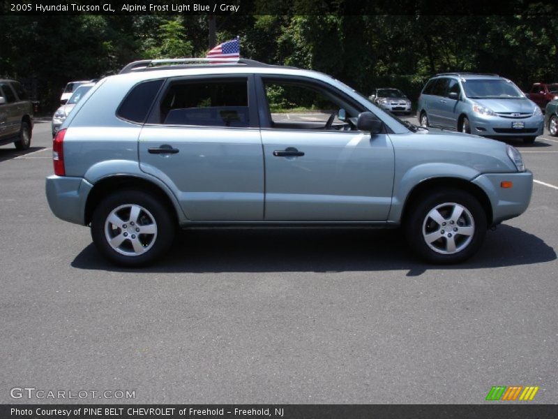 Alpine Frost Light Blue / Gray 2005 Hyundai Tucson GL