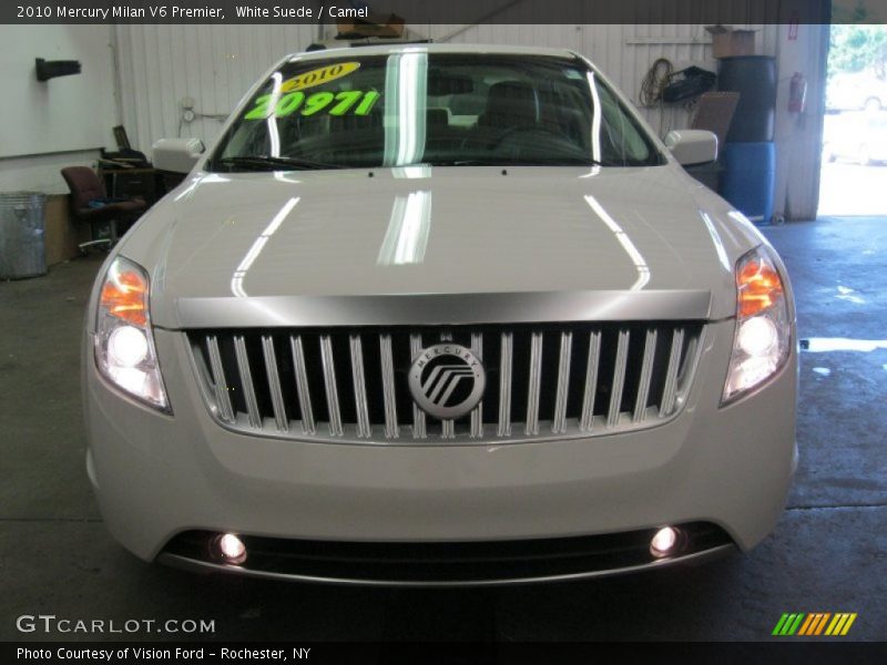 White Suede / Camel 2010 Mercury Milan V6 Premier