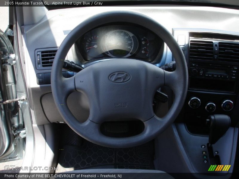 Alpine Frost Light Blue / Gray 2005 Hyundai Tucson GL