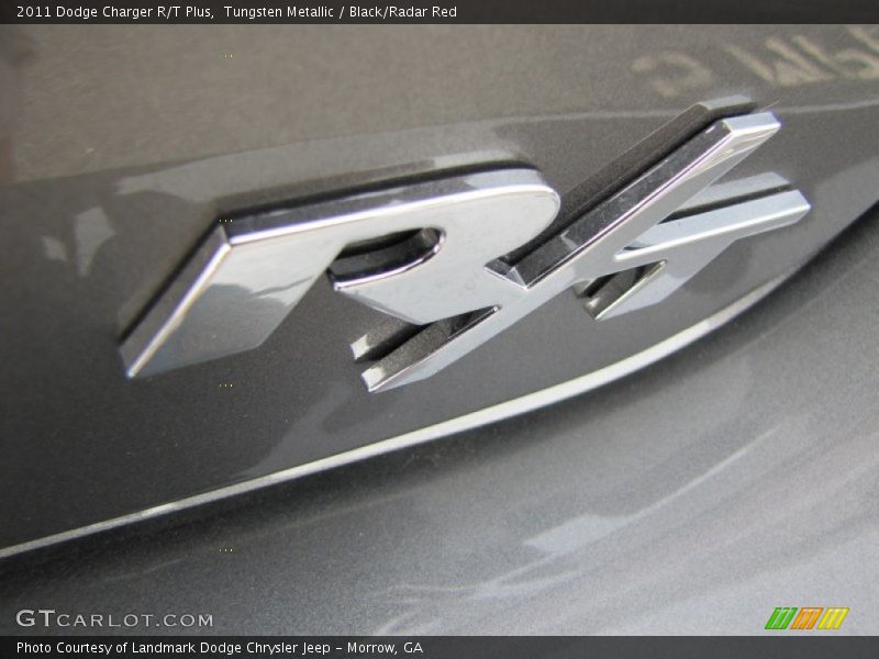 Tungsten Metallic / Black/Radar Red 2011 Dodge Charger R/T Plus