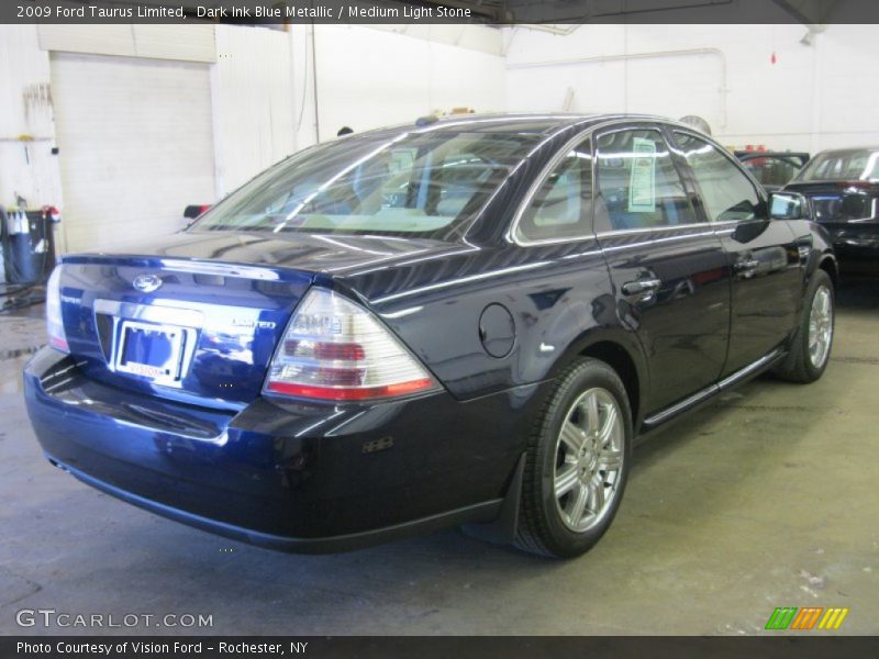 Dark Ink Blue Metallic / Medium Light Stone 2009 Ford Taurus Limited