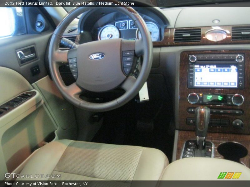 Dark Ink Blue Metallic / Medium Light Stone 2009 Ford Taurus Limited