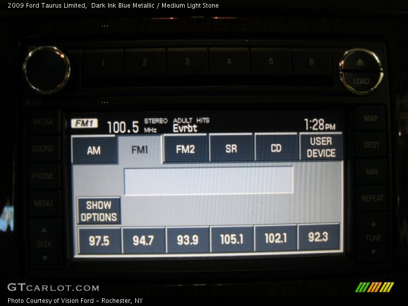 Dark Ink Blue Metallic / Medium Light Stone 2009 Ford Taurus Limited