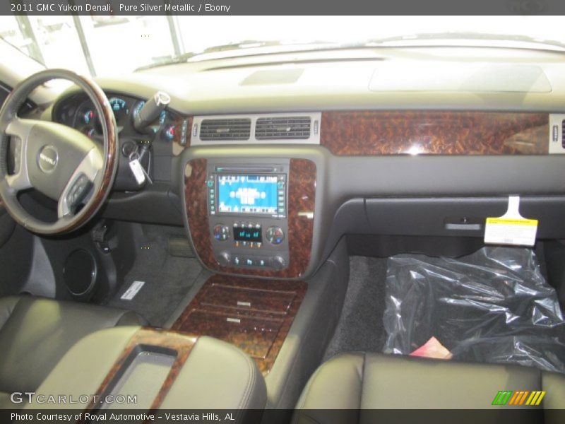 Pure Silver Metallic / Ebony 2011 GMC Yukon Denali