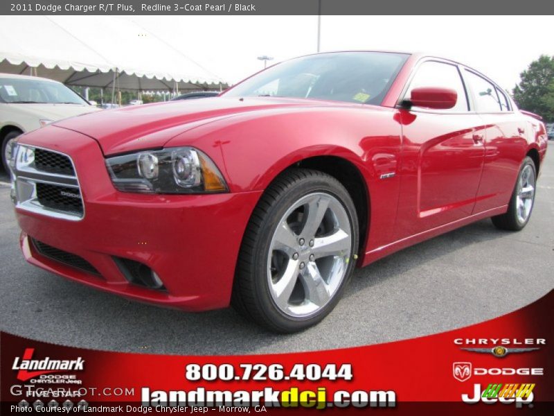 Redline 3-Coat Pearl / Black 2011 Dodge Charger R/T Plus