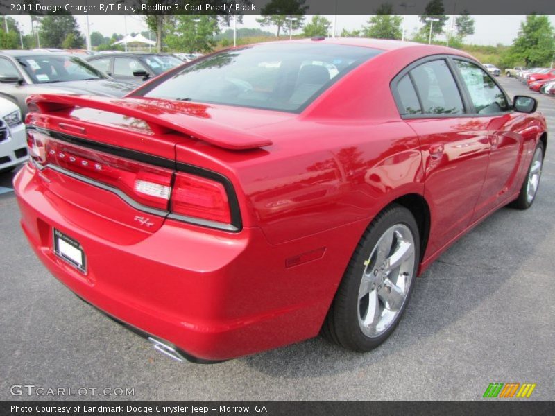 Redline 3-Coat Pearl / Black 2011 Dodge Charger R/T Plus