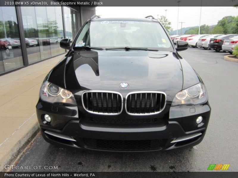 Black Sapphire Metallic / Black 2010 BMW X5 xDrive30i