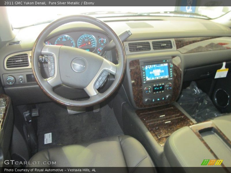 Pure Silver Metallic / Ebony 2011 GMC Yukon Denali