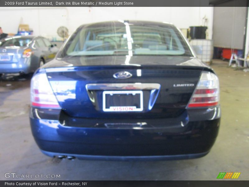 Dark Ink Blue Metallic / Medium Light Stone 2009 Ford Taurus Limited