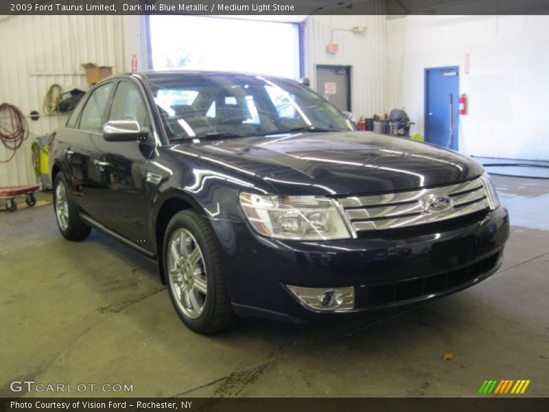 Dark Ink Blue Metallic / Medium Light Stone 2009 Ford Taurus Limited