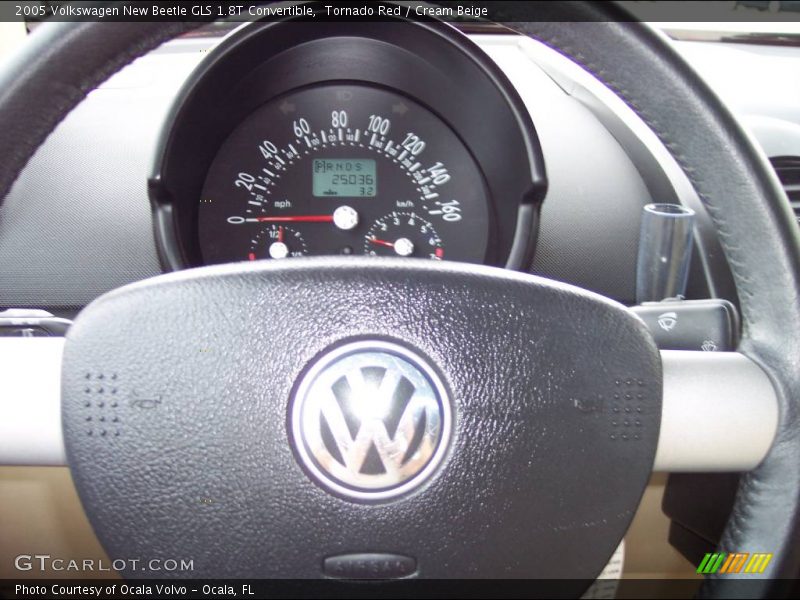 Tornado Red / Cream Beige 2005 Volkswagen New Beetle GLS 1.8T Convertible