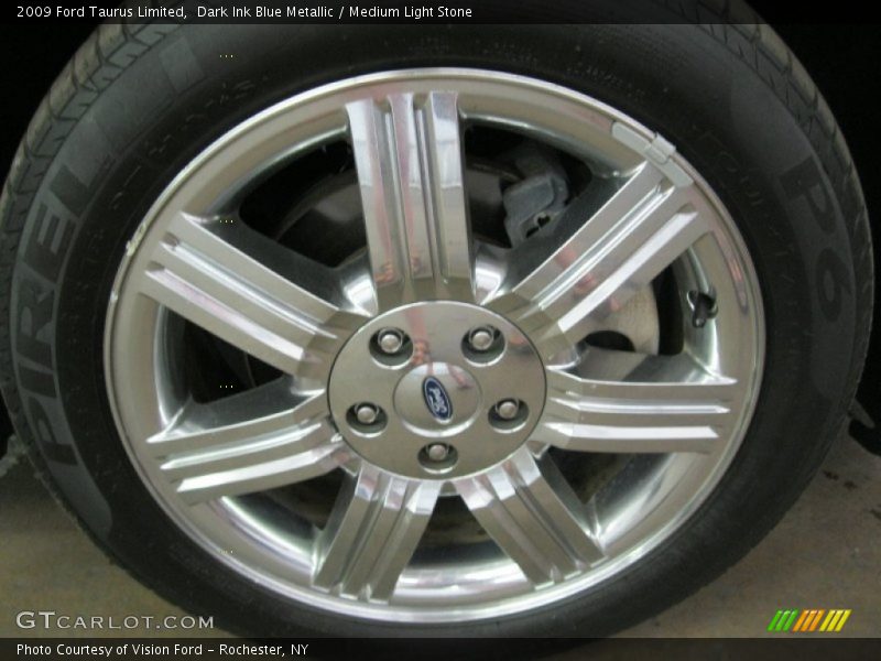 Dark Ink Blue Metallic / Medium Light Stone 2009 Ford Taurus Limited