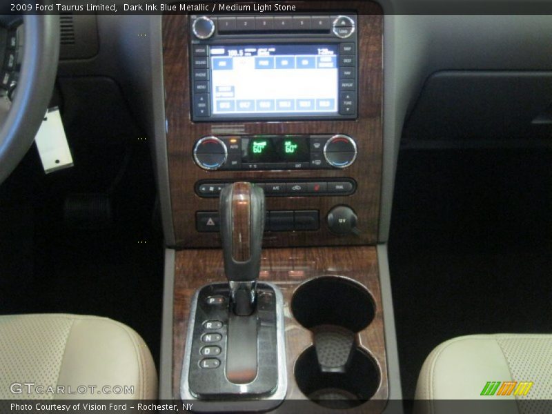 Dark Ink Blue Metallic / Medium Light Stone 2009 Ford Taurus Limited