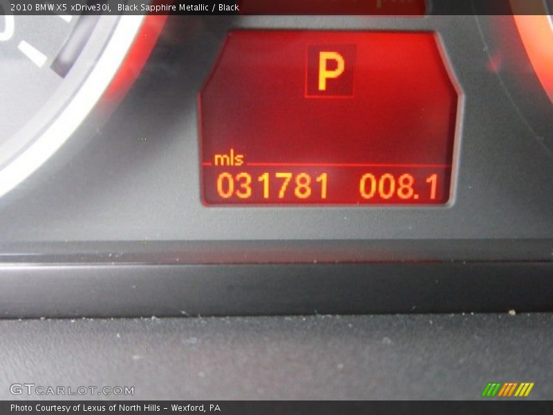 Black Sapphire Metallic / Black 2010 BMW X5 xDrive30i