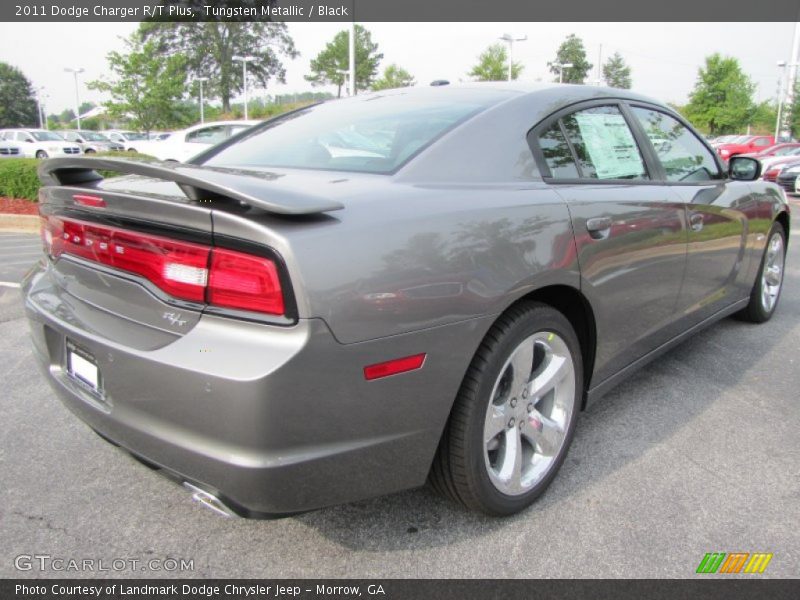 Tungsten Metallic / Black 2011 Dodge Charger R/T Plus