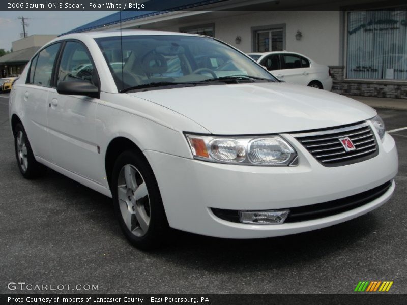 Polar White / Beige 2006 Saturn ION 3 Sedan