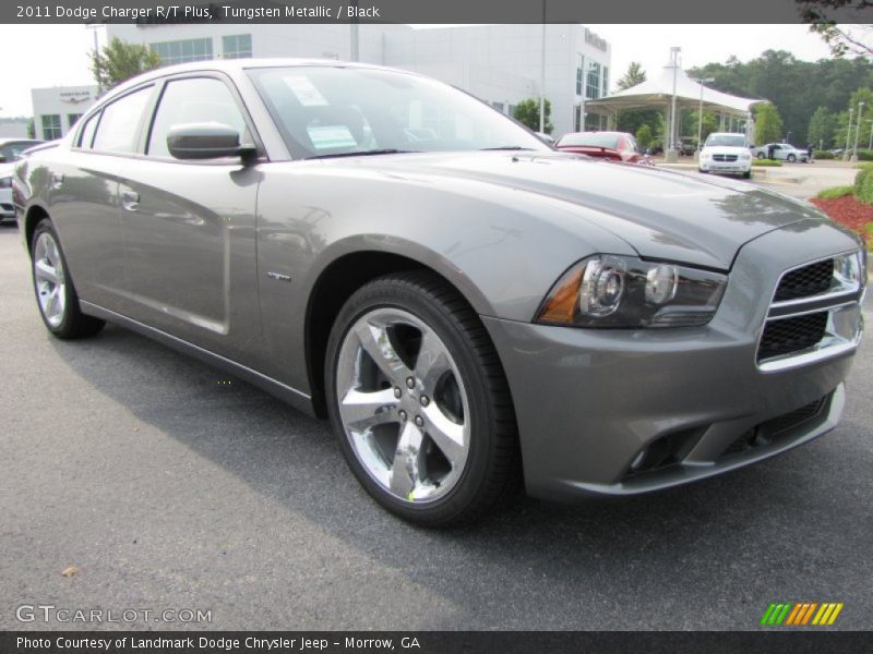 Tungsten Metallic / Black 2011 Dodge Charger R/T Plus