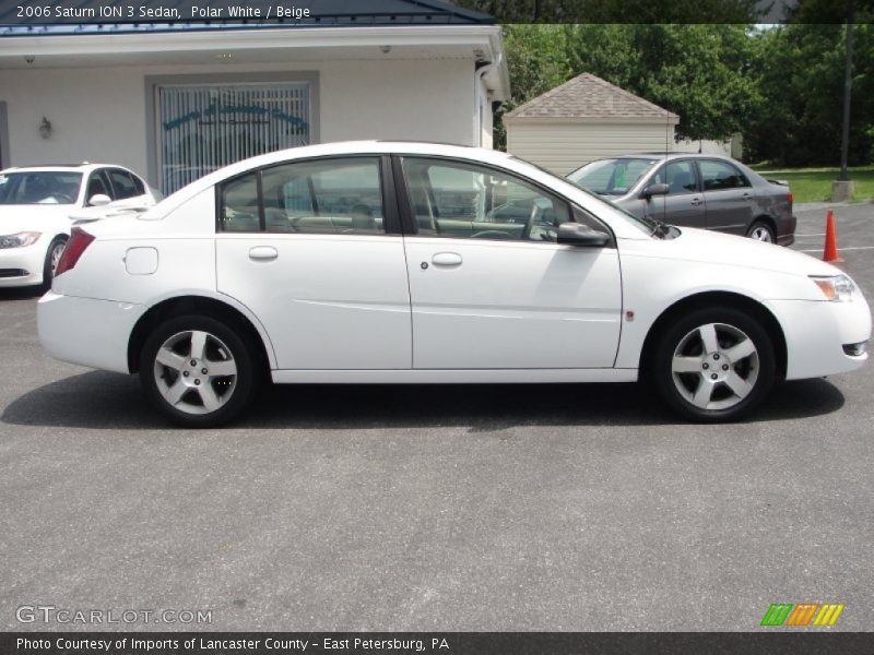 Polar White / Beige 2006 Saturn ION 3 Sedan