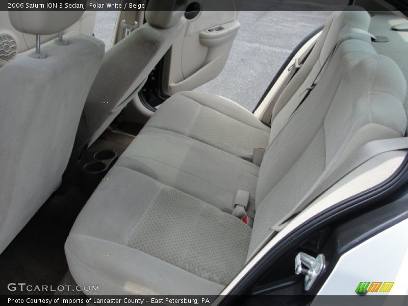 Polar White / Beige 2006 Saturn ION 3 Sedan