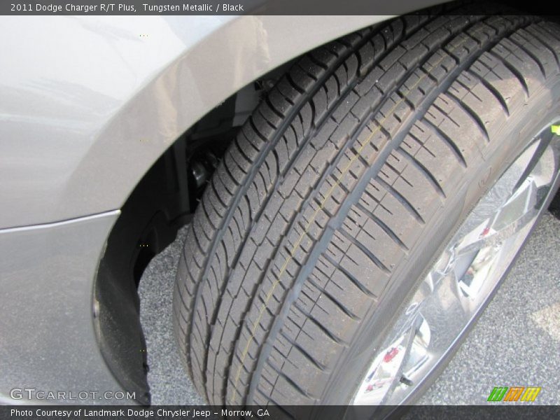 Tungsten Metallic / Black 2011 Dodge Charger R/T Plus