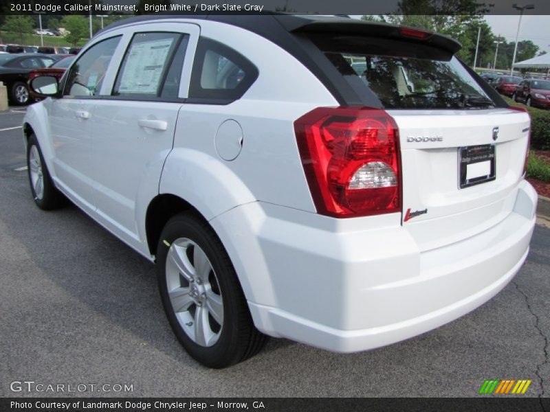 Bright White / Dark Slate Gray 2011 Dodge Caliber Mainstreet