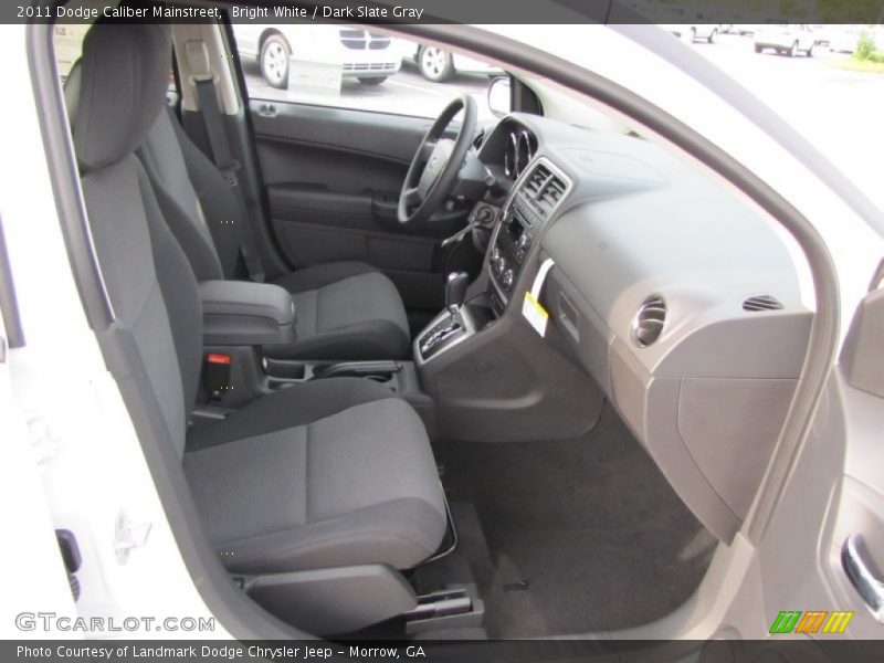 Bright White / Dark Slate Gray 2011 Dodge Caliber Mainstreet