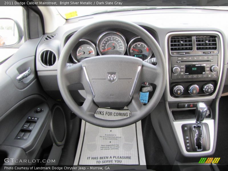 Bright Silver Metallic / Dark Slate Gray 2011 Dodge Caliber Mainstreet