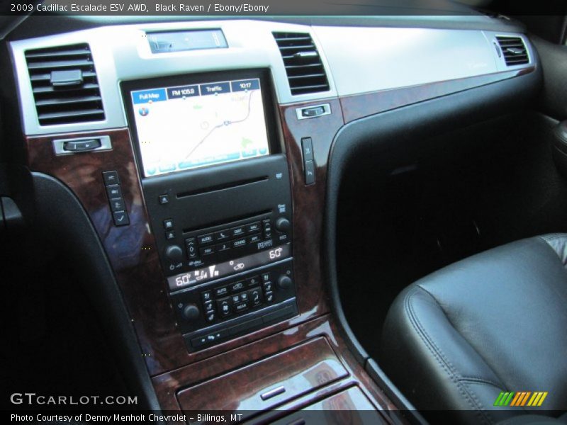 Black Raven / Ebony/Ebony 2009 Cadillac Escalade ESV AWD