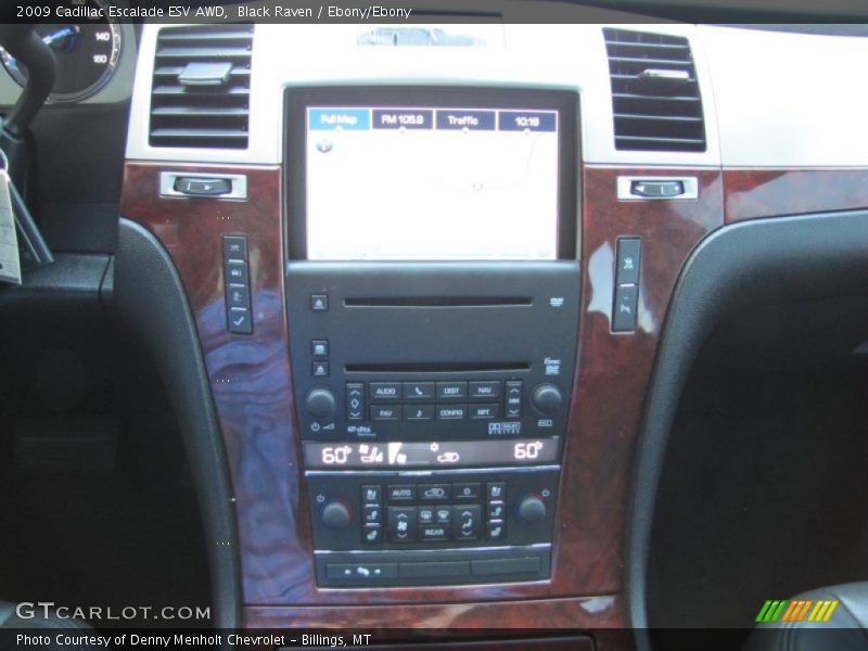 Black Raven / Ebony/Ebony 2009 Cadillac Escalade ESV AWD