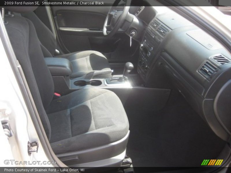 Smokestone Metallic / Charcoal Black 2009 Ford Fusion SE