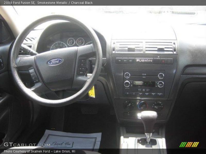 Smokestone Metallic / Charcoal Black 2009 Ford Fusion SE